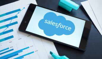 Salesforce app on mobile phone