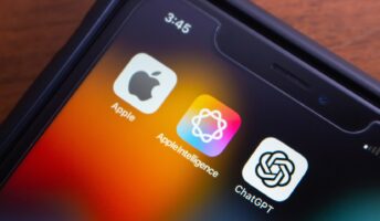 Apple and openai apps on an iphone