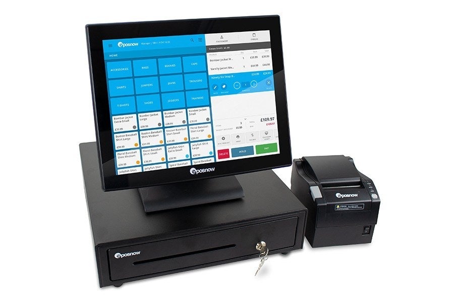 Epos Now retail POS kiosk