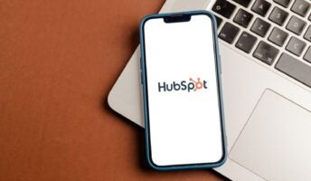 HubSpot logo on Mobile