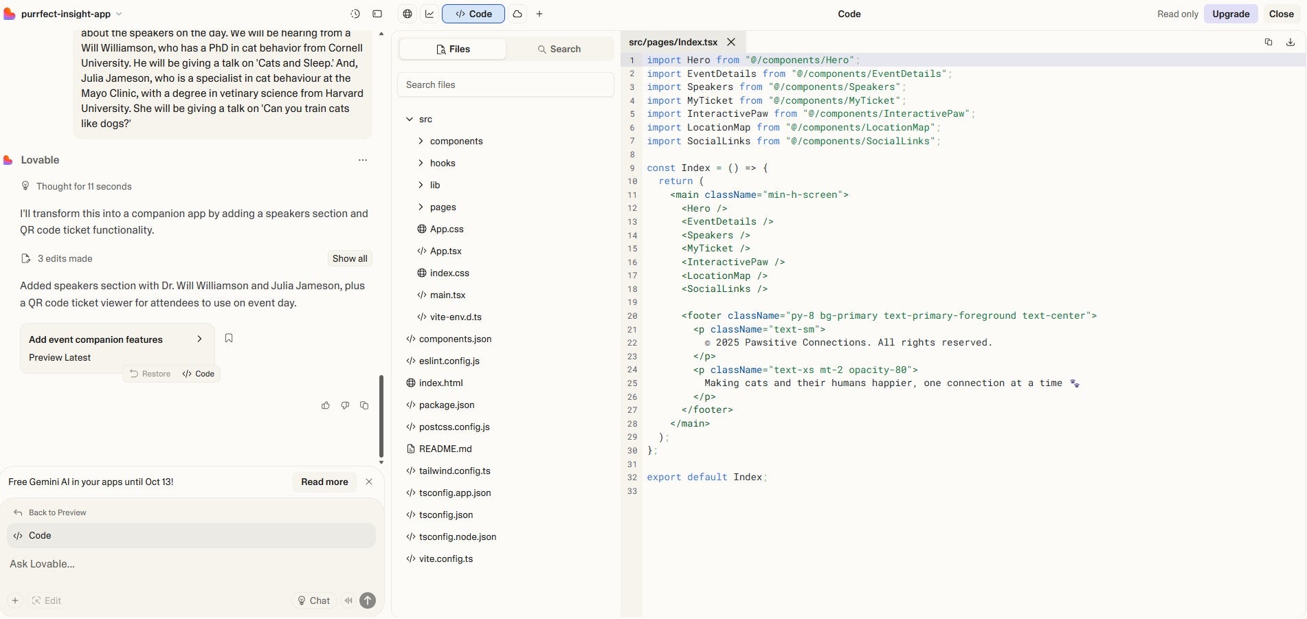 You can make the most of any coding knowledge you have with Lovable. Source: Tech.co testing