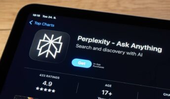 Perplexity AI mobile app