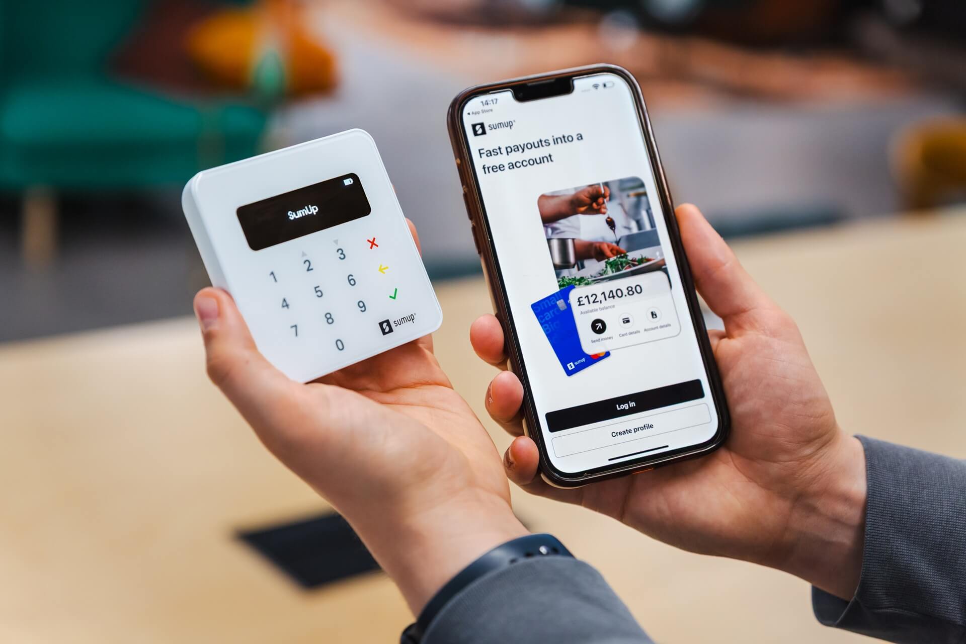 The SumUp offers hardware and software platforms that are simple and easy to use. Source: Tech.co testing