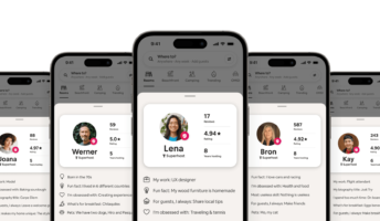 Official Airbnb image of verified and trusted user profiles