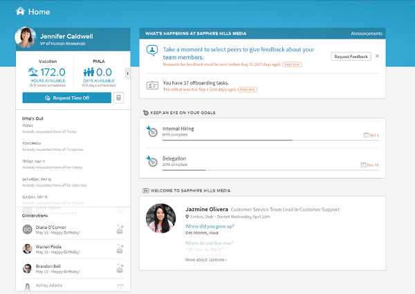 BambooHR automated reminders