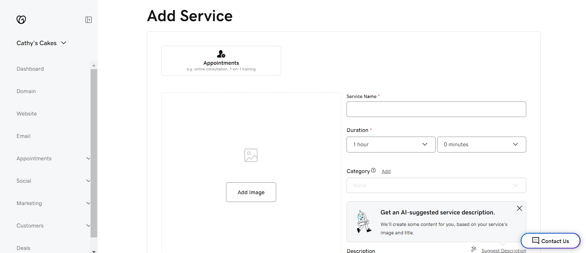 GoDaddy appointments