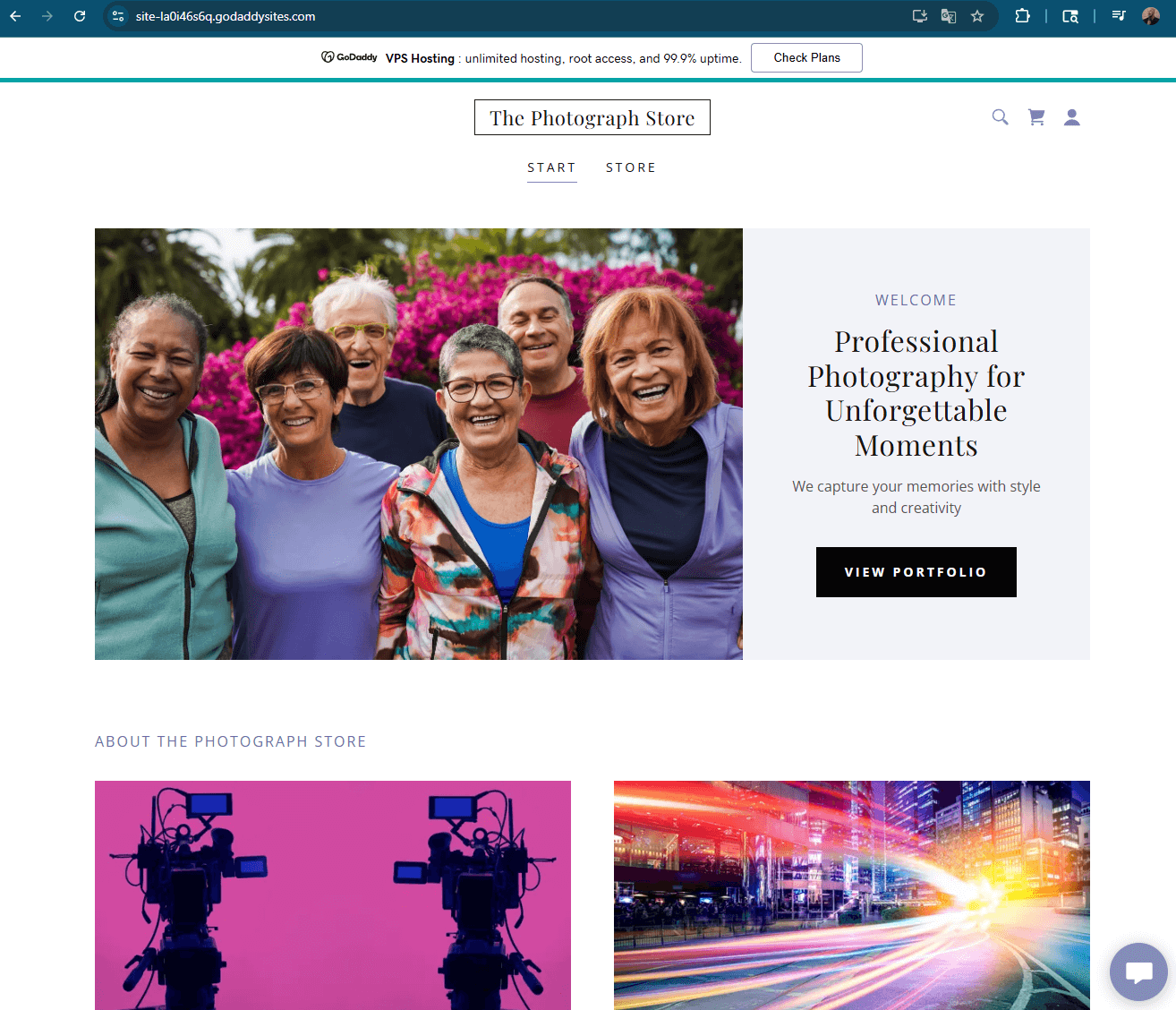 GoDaddy Free Website URL