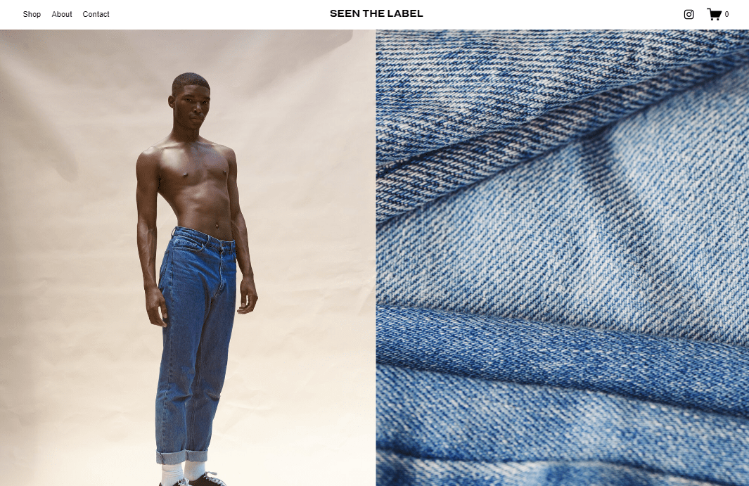 Squarespace Seen ecommerce template